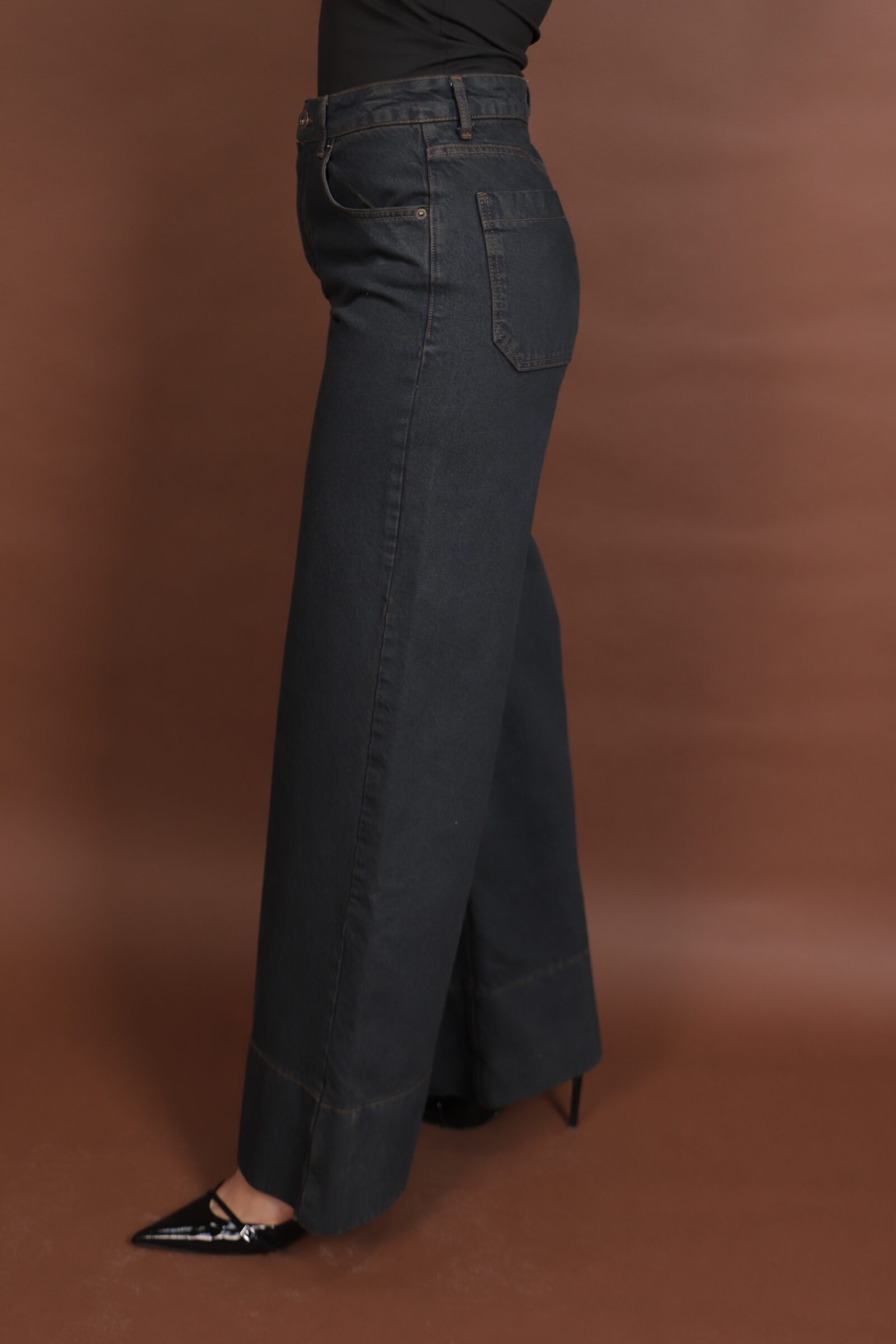 High Waisted Organic Cotton Denim No.1