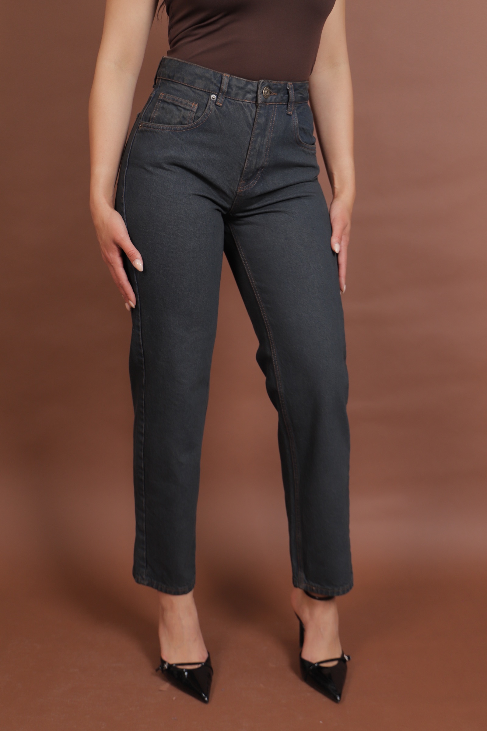 High Waisted Organic Cotton Denim No.2