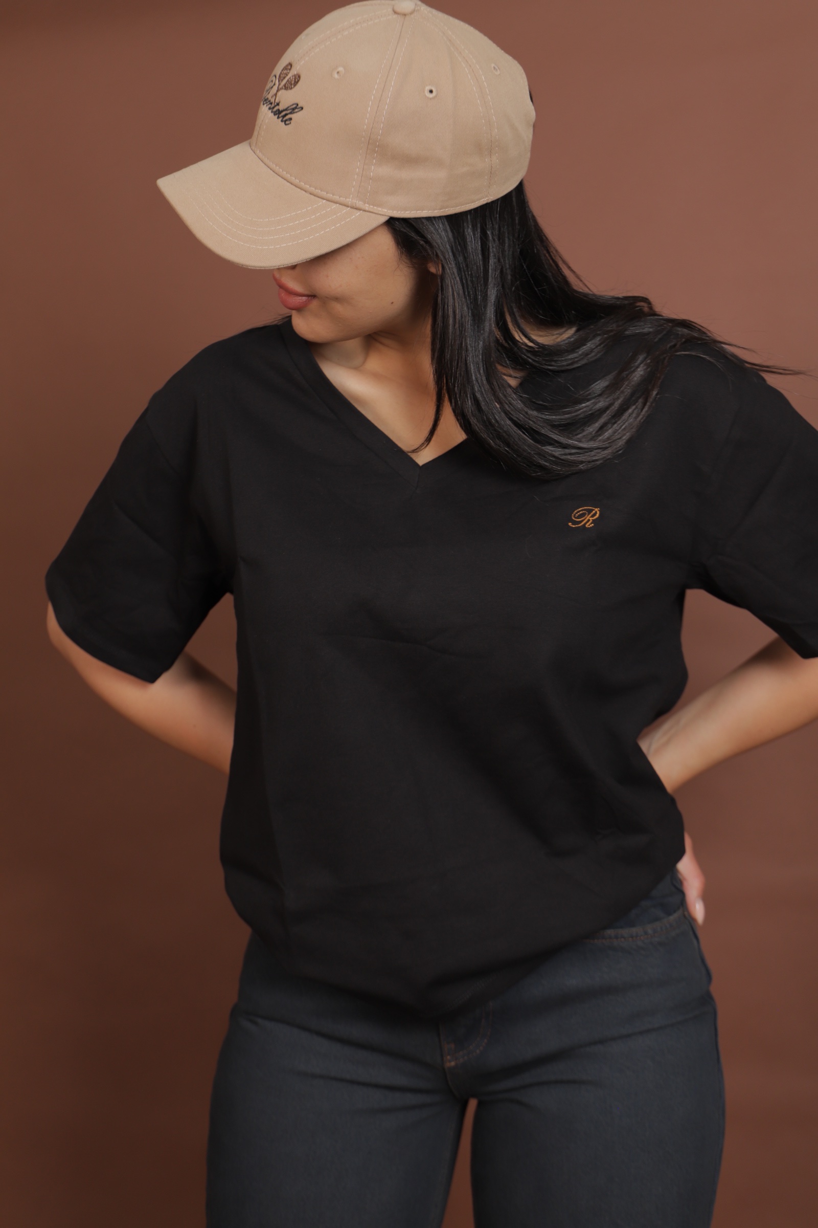 100% Cotton Black T-shirt