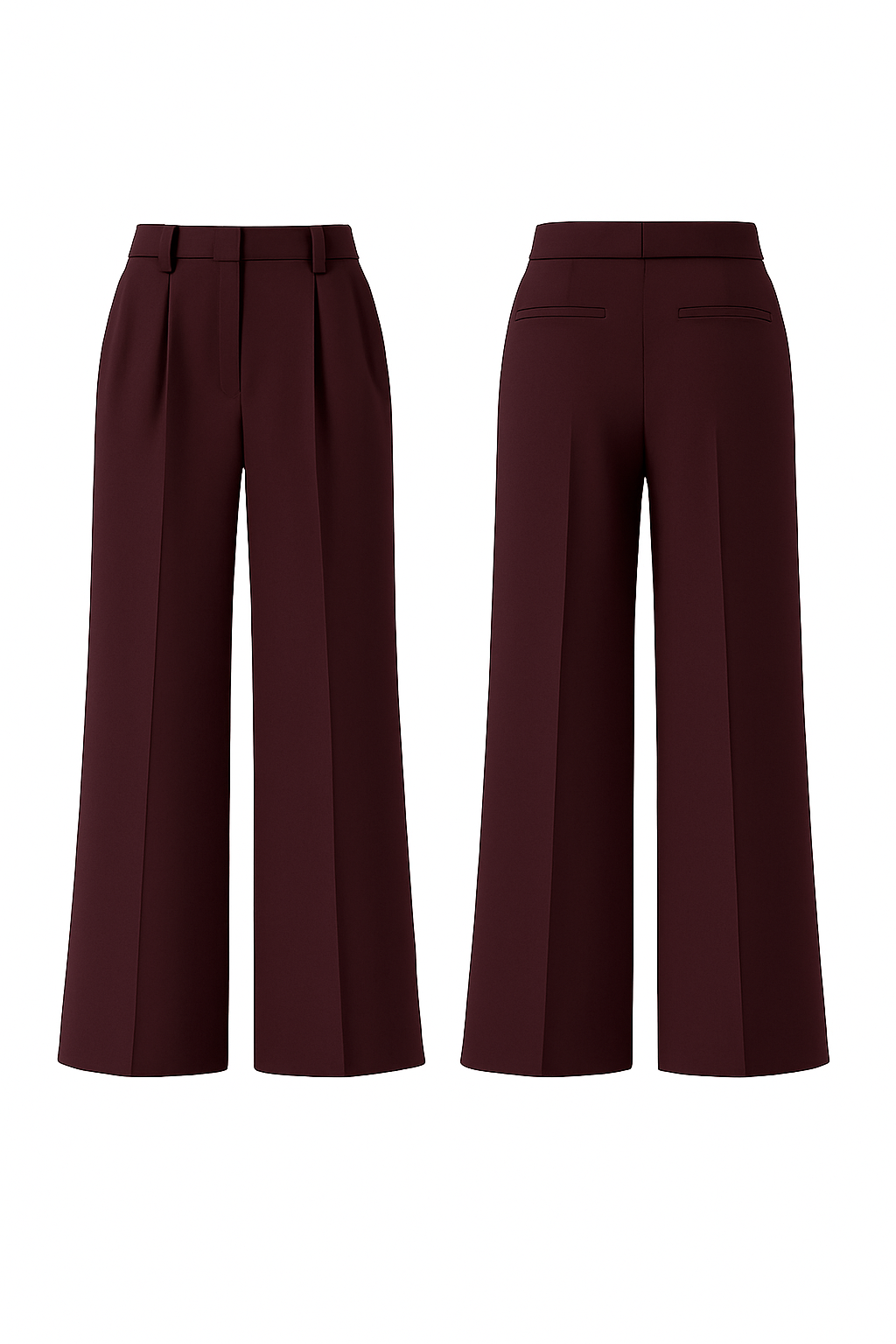 Deep Plum Trousers