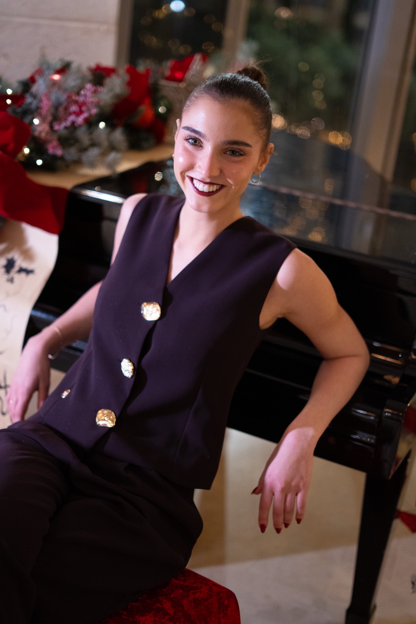 Deep Plum Vest
